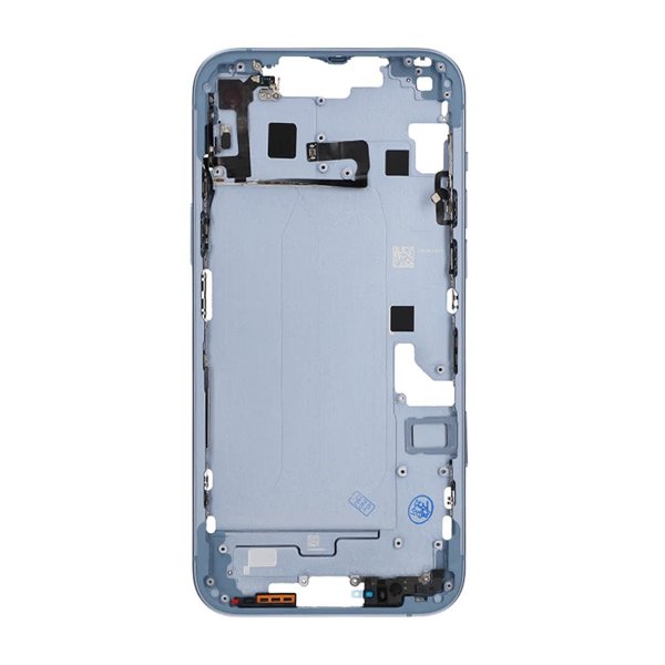 iPhone 14 Plus Midterramme med smådele OEM - Blå