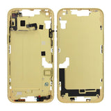 iPhone 14 Plus Midterramme med smådele OEM - Gul