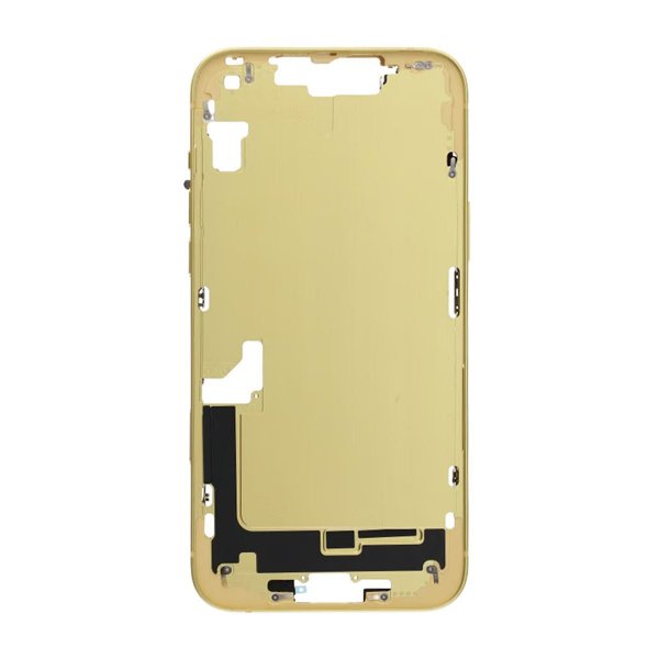 iPhone 14 Plus Midterramme med smådele OEM - Gul