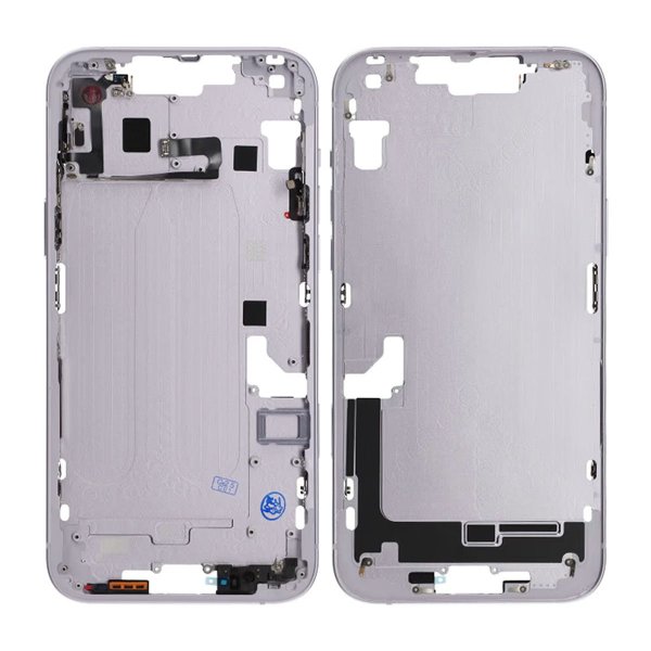 iPhone 14 Plus Midterramme med smådele OEM - Lilla