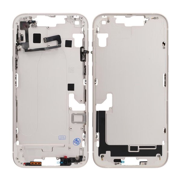 iPhone 14 Plus Midterramme med smådele OEM - Hvid