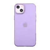 iPhone 14 Plus Cover Kamerakant Mat Lilla