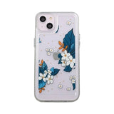 iPhone 14 Plus Cover Motiv Blå Blad