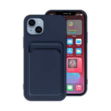 iPhone 14 Plus Cover Kortholder Blå