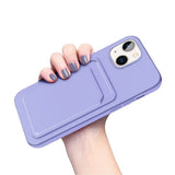 iPhone 14 Plus Cover Kortholder Lilla