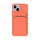 iPhone 14 Plus Cover Kortholder Orange