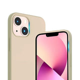 Rvelon iPhone 14 Plus Silikone Cover Beige