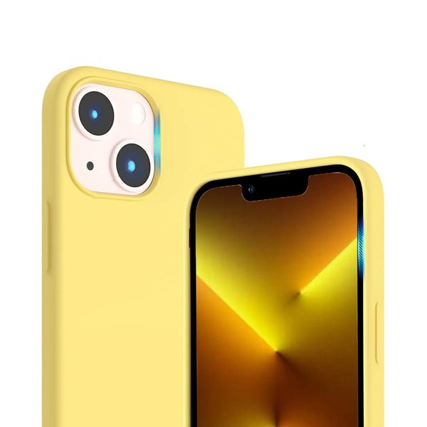Rvelon iPhone 14 Plus Cover Silikone MagSafe Gul