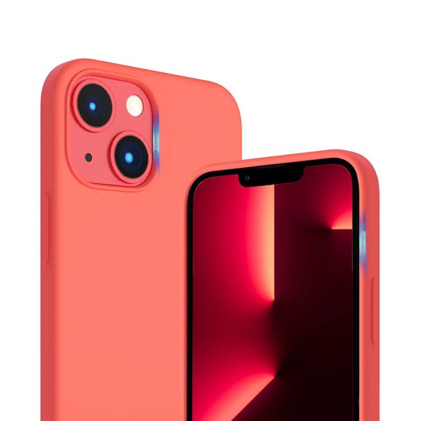 Rvelon iPhone 14 Plus Cover Silikone MagSafe Rosa
