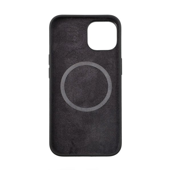 Rvelon iPhone 14 Plus Cover Silikone MagSafe Sort
