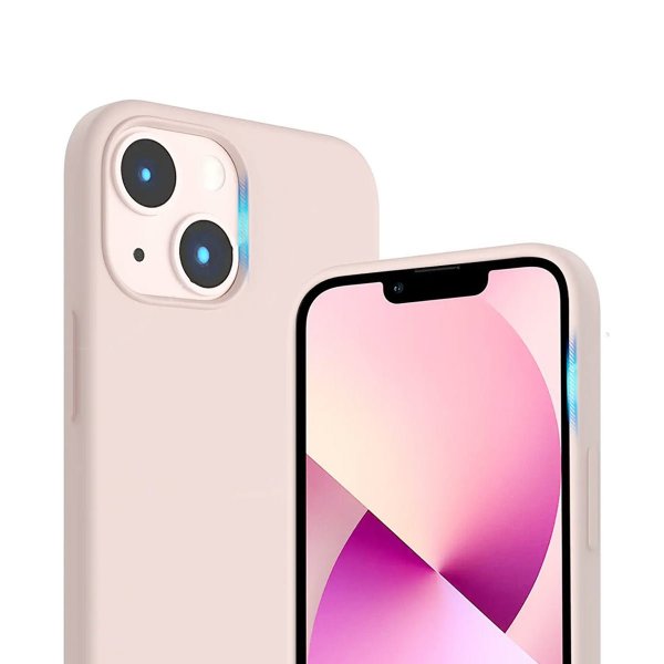Rvelon iPhone 14 Plus Silikone Cover Sandrosa