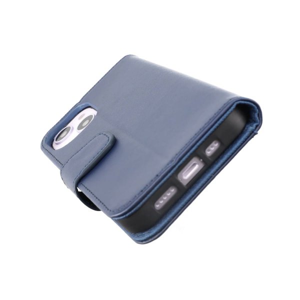 Rvelon iPhone 14 Plus Cover Udklappeligt Kortrum Blå