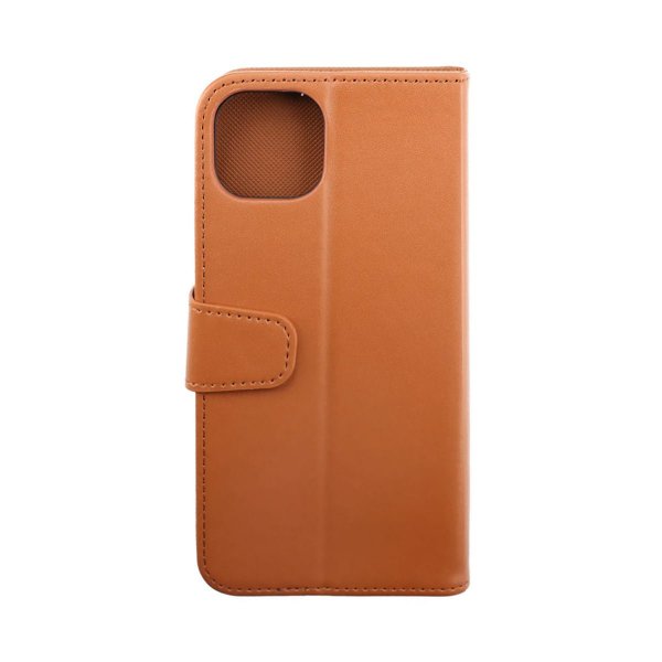 Rvelon iPhone 14 Plus Cover Udklappeligt Kortrum Brun
