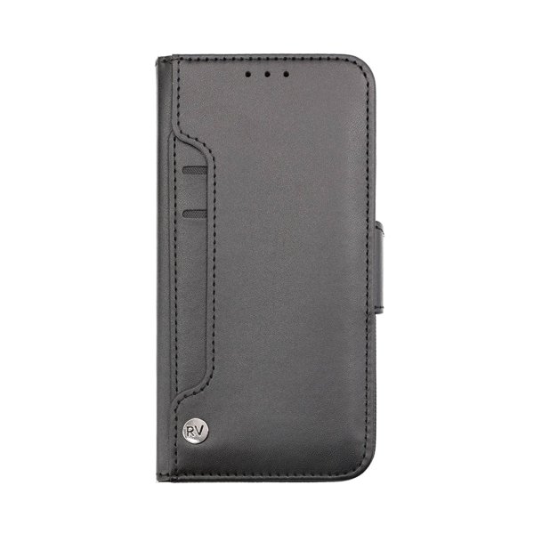 Rvelon iPhone 14 Plus Cover Udklappeligt Kortrum Sort