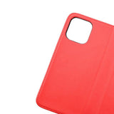 Rvelon iPhone 14 Plus Cover Ægte Læder Rød