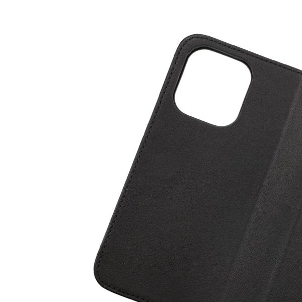 Rvelon iPhone 14 Plus Cover Ægte Læder Sort