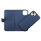 Rvelon iPhone 14 Plus Cover Magnetisk Aftageligt Etui Blå