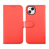 Rvelon iPhone 14 Plus Cover Magnetisk aftagelig skal Rød
