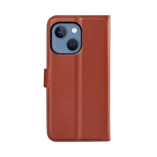 iPhone 14 Plus Cover med Stativ Brun