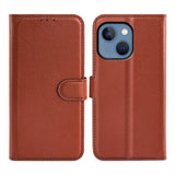 iPhone 14 Plus Cover med Stativ Brun