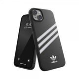 Adidas iPhone 14 Plus Cover 3 Stripes Snap Case Sort Hvid