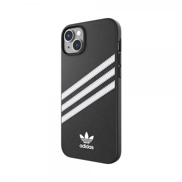 Adidas iPhone 14 Plus Cover 3 Stripes Snap Case Sort Hvid