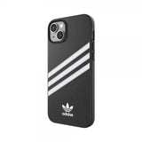 Adidas iPhone 14 Plus Cover 3 Stripes Snap Case Sort Hvid