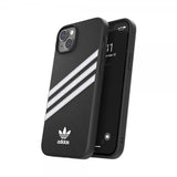 Adidas iPhone 14 Plus Cover 3 Stripes Snap Case Sort Hvid