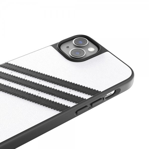 Adidas iPhone 14 Plus Cover 3 Stripes Snap Case Hvid Sort