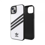 Adidas iPhone 14 Plus Cover 3 Stripes Snap Case Hvid Sort