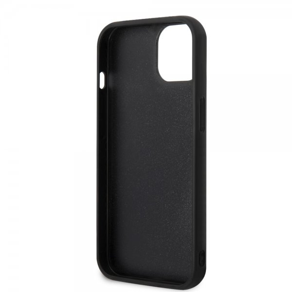 Karl Lagerfeld iPhone 14 Plus Cover 3D Rubber Karl & Choupette Sort