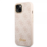 Guess iPhone 14 Plus Cover 4G Logo Rosa