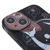 iPhone 14 Plus Cover Astronaut Sort Brun