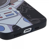iPhone 14 Plus Cover Astronaut Sort Grå