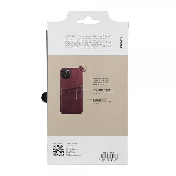 Buffalo iPhone 14 Plus Cover Bagside med Kortlommer Brun