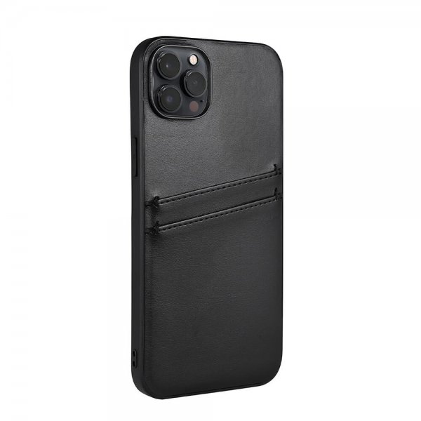 Buffalo iPhone 14 Plus Cover Bagsidecover med Kortpladser Sort