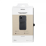 Buffalo iPhone 14 Plus Cover Bagsidecover med Kortpladser Sort