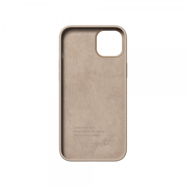 Nudient iPhone 14 Plus Cover Bold Linen Beige