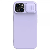 Nillkin iPhone 14 Plus Cover CamShield Silky MagSafe Lilla