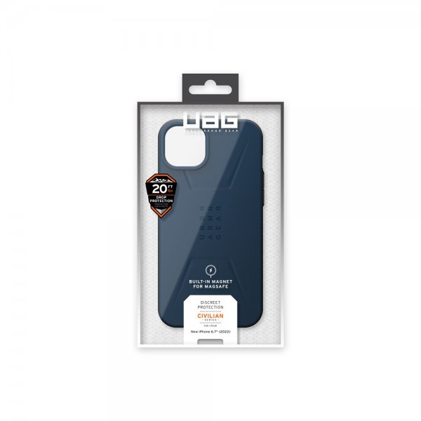 Urban Armor Gear (UAG) iPhone 14 Plus Cover Civilian MagSafe Mallard