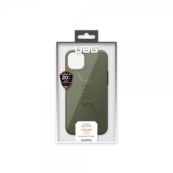Urban Armor Gear (UAG) iPhone 14 Plus Cover Civilian Olive