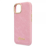 Guess iPhone 14 Plus Cover Croco Rosa