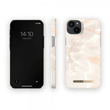 Ideal of Sweden iPhone 14 Plus Cover Fashion Case MagSafe Rose Pearl Marble