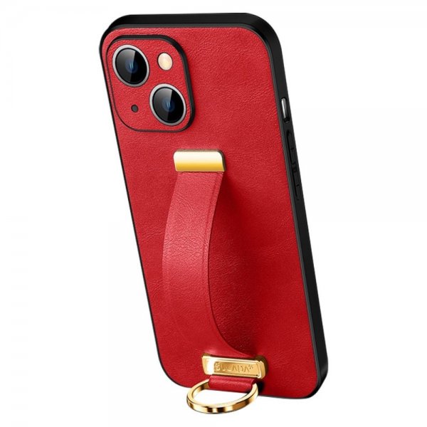 Sulada iPhone 14 Plus Cover Fashion Series Rød