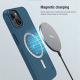 Nillkin iPhone 14 Plus Cover Frosted Shield Pro MagSafe Blå