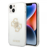 Guess iPhone 14 Plus Cover Fuld Glitter Gennemsigtig