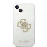Guess iPhone 14 Plus Cover Fuld Glitter Gennemsigtig