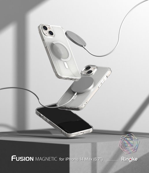 Ringke iPhone 14 Plus Cover Fusion Magnetic Matte Clear