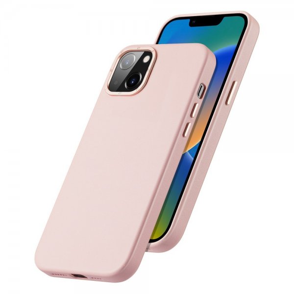 Dux Ducis iPhone 14 Plus Cover Grit Series MagSafe Rosa
