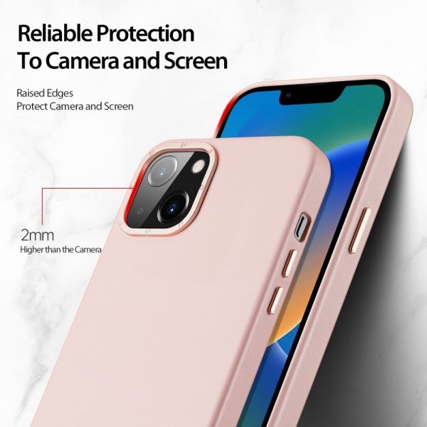 Dux Ducis iPhone 14 Plus Cover Grit Series MagSafe Rosa